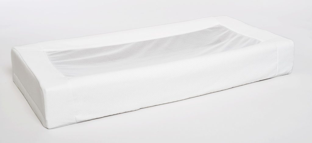 LullaMe self-rocking mattress on a white background.