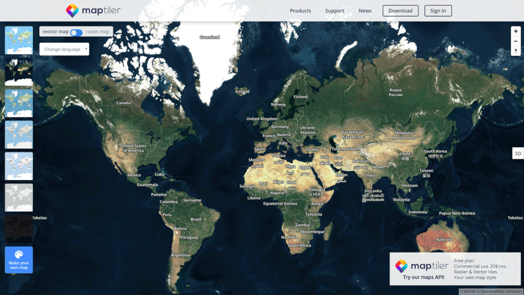 maptiler alternative