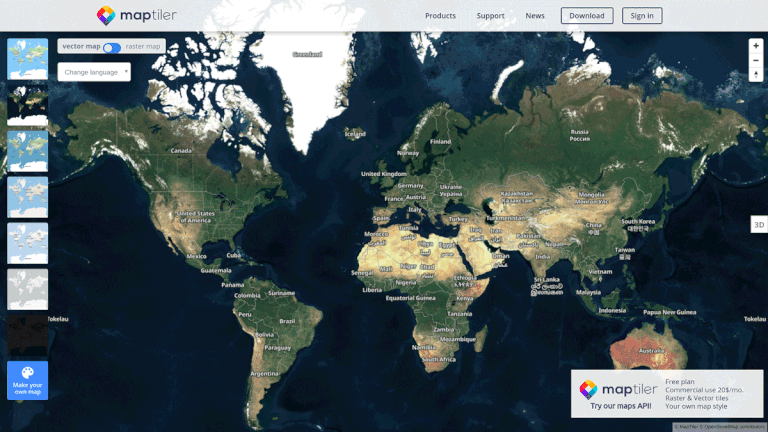 add overlay from maptiler to google maps api